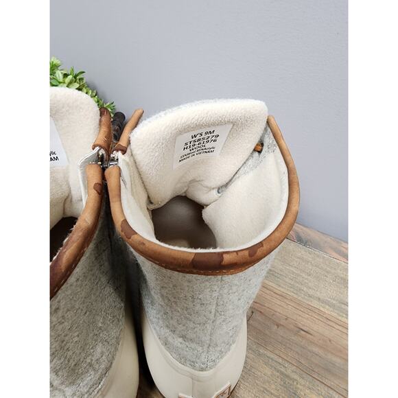SPERRY Women's Saltwater Wool Blend Rubber Duck Boot Size 9 - Picture 3 of 12